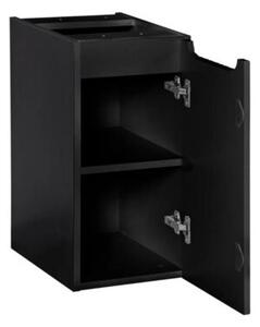 Szafka łazienkowa NOVA BLACK D2 81-30-1D 30cm czarna