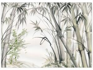 Obraz - Bambusy, rysunek (70x50 cm)