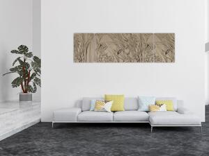 Obraz - Kontury roślin (170x50 cm)