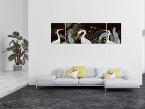 Obraz - Ptaki (170x50 cm)