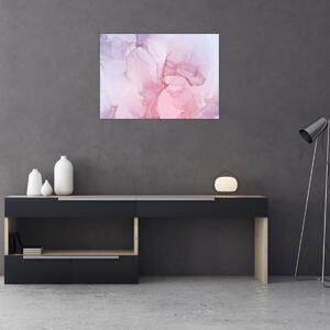 Obraz - Różowe plamy (70x50 cm)