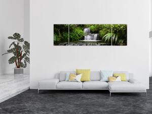 Obraz - Wodospady (170x50 cm)