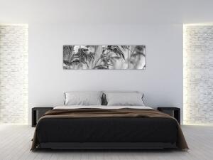 Obraz - Lipnice, czarno - biały (170x50 cm)