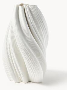 Wazon z porcelany drukowany w 3D Melody, W 42 cm