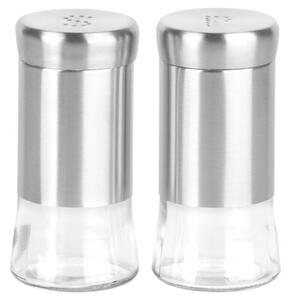 Solniczka i pieprzniczka szklane 140 ML 2 szt