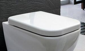 Wolnoopadająca deska sedesowa do toalet wiszących CH101 i 101R - biały połysk