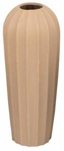 Wazon MY HOME Wave 16 x 16 x 40 cm Beżowy