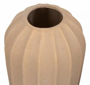 Wazon MY HOME Wave 16 x 16 x 40 cm Beżowy