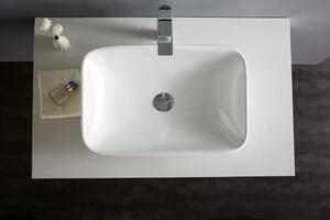 Umywalka nablatowa NT3155 – ceramika łazienkowa – 58 × 38,5 cm