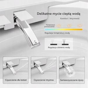 Miska WC Wisząca Inteligentna Toaleta Smart Aero Corciano Komplet