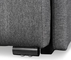 Wersalka Sofa Kanapa RozkÅadana z FunkcjÄ Spania Dwuosobowa Szara ASPEN
