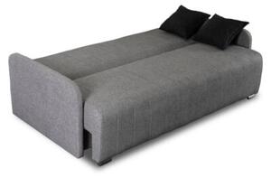 Wersalka Sofa Kanapa RozkÅadana z FunkcjÄ Spania Dwuosobowa Szara ASPEN