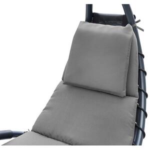 Leżak z parasolem SASKA GARDEN Bergamo 1067087 Szary