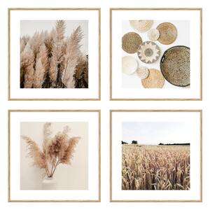 Obrazy zestaw 4 szt. 30x30 cm Aesthetic