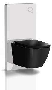 Toaleta myjąca bezkołnierzowa BERNSTEIN WC Basic 1104 - prysznic damski i męski - kolor czarny