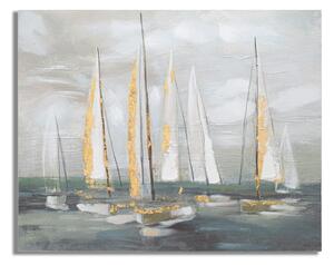 Obraz 100x80 cm Gold Boat – Mauro Ferretti