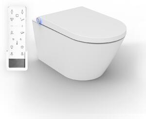 Toaleta myjąca BERNSTEIN WC PRO+ 1102 - lejowa bezkołnierzowa - kompletny zestaw - kolor biały