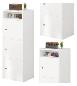 Regał Industrialny Stojący Półka Na Książki Wysoki Duży Nowoczesny 140 cm