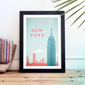 Plakat Travelposter New York, 30 x 40 cm