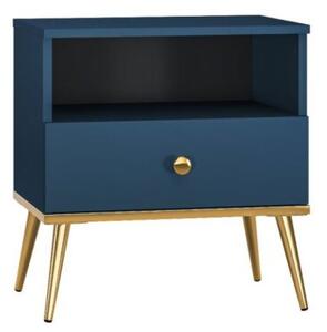Szafka nocna BLU 1S granatowa