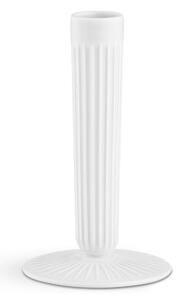 Biały kamionkowy świecznik Kähler Design Hammershoi, wys. 16 cm
