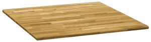 Kwadratowy blat do stolika z drewna dębowego, 23 mm, 70 x 70 cm