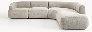 Narożna sofa modułowa Bouclé Sofia (4-osobowa)