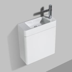 Szafka podumywalkowa CARO 450 z wbudowaną umywalką do WC dla gości - różne kolory