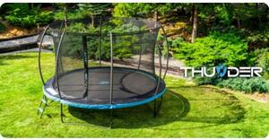 Trampolina ogrodowa THUNDER 14ft 427 cm z siatką i drabinką