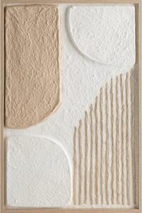 Obraz EUROFIRANY 601 40 x 60 cm Biało-beżowy
