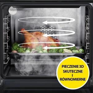 Kuchnia BEKO FSM51339DWDS SteamAdd Pieczenie 3D Grill Termoobieg Wok