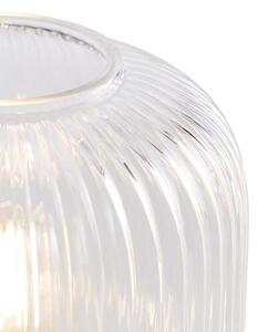 Mosiężna lampa stołowa w stylu art deco - Karel Oswietlenie wewnetrzne