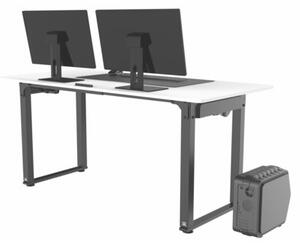 Biurko gamingowe ULTRADESK Uplift Biały