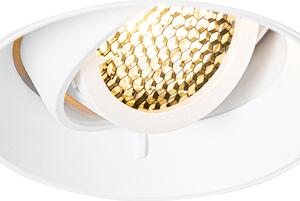 Nowoczesna wpuszczana biała plamka GU10 okrągła bez wykończenia - Oneon Honey Oswietlenie wewnetrzne