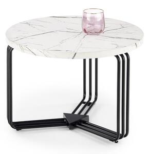 Ława Antica M - stolik z blatem imitującym naturalny marmur, elegancki, loft