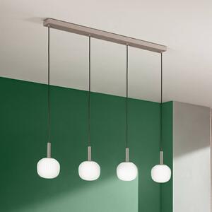 Luce Ambiente Design Lampa wisząca Eris, możliwość ściemniania, brązowy / rdzawy, salon / jadalnia, aluminium, nowoczesny