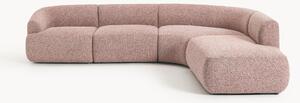 Narożna sofa modułowa Bouclé Sofia (4-osobowa)