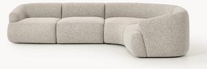 Narożna sofa modułowa Bouclé Sofia (4-osobowa)