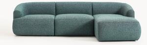 Narożna sofa modułowa Bouclé Sofia (3-osobowa)
