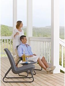 Zestaw mebli ogrodowych KETER 17197637 Rio Patio Set Grafitowy