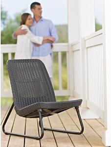Zestaw mebli ogrodowych KETER 17197637 Rio Patio Set Grafitowy