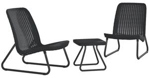 Zestaw mebli ogrodowych KETER 17197637 Rio Patio Set Grafitowy