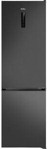 Lodówka AMICA FK3706T.2DFZXC (D) No Frost 200cm Czarny/Inox