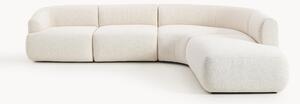 Narożna sofa modułowa Bouclé Sofia (4-osobowa)