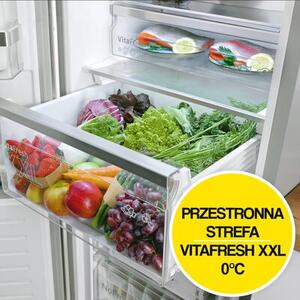 Lodówka BOSCH KGN497ICT No frost 203cm Srebrna