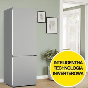 Lodówka BOSCH KGN492LDF No frost 203cm Srebrna