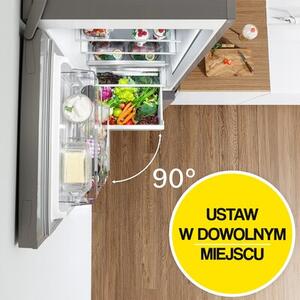 Lodówka BOSCH KGN497ICT No frost 203cm Srebrna