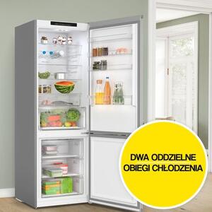 Lodówka BOSCH KGN492LDF No frost 203cm Srebrna