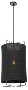 Designerska lampa wisząca czarna - Rich Oswietlenie wewnetrzne