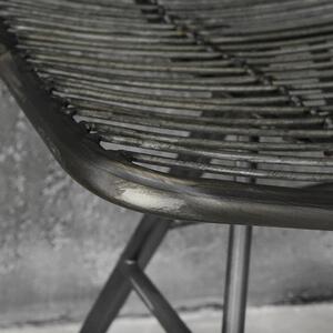 Krzesło metalowe STEEL WOOD